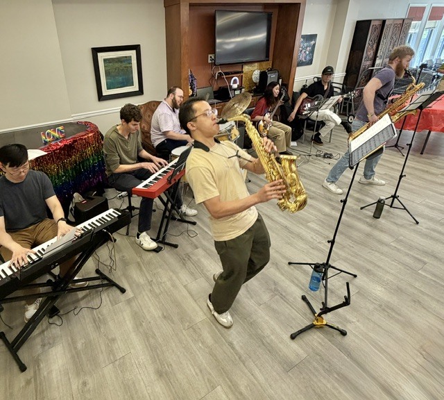 HQBlue in rehearsal